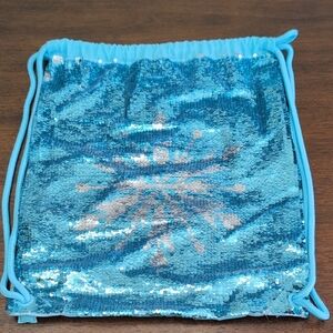 Disney's Frozen Reversible Sequin Cinch Sack